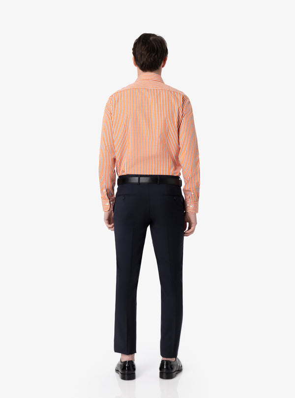 Camicia Regular collo francese in cotone - Pura Eleganza