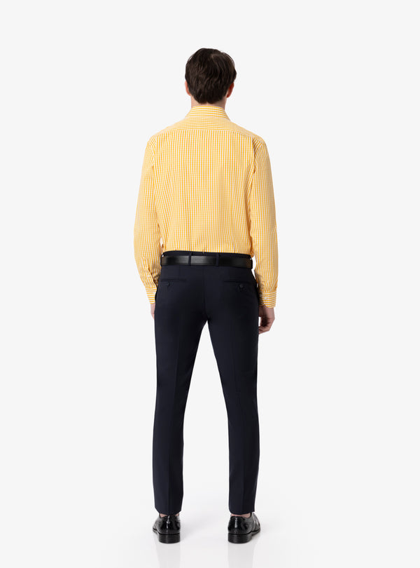 Camicia Regular collo francese in cotone - Pura Eleganza
