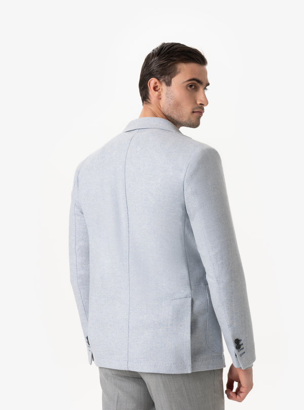 Forni – Giacca Uomo in Lana Resca Spigata