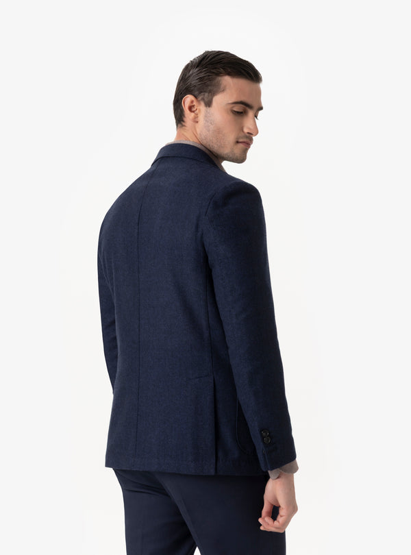 Forni – Giacca Uomo in Lana Resca Spigata