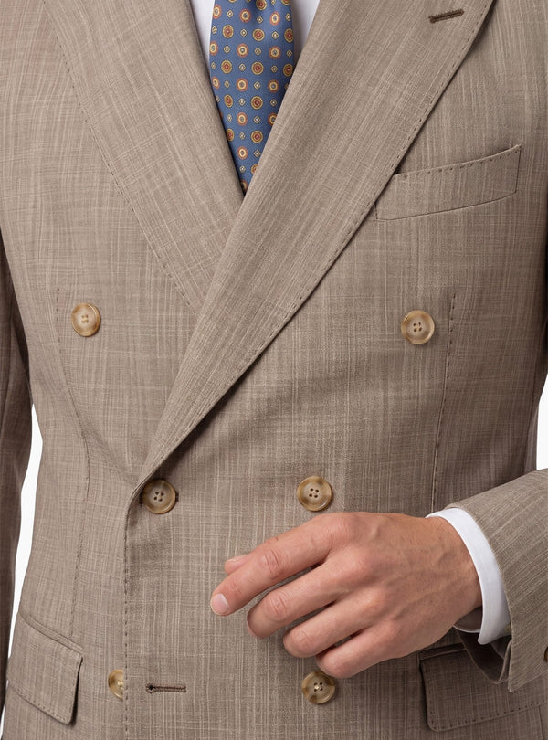 Abito Uomo Doppiopetto Misto Lana e Seta - Fusaro Antonio dal 1893 - Fusaro Antonio