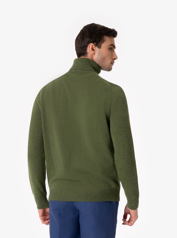 Altavilla – Maglia Uomo a Collo Alto in Misto Lana - Fusaro Antonio dal 1893 - Fusaro Antonio