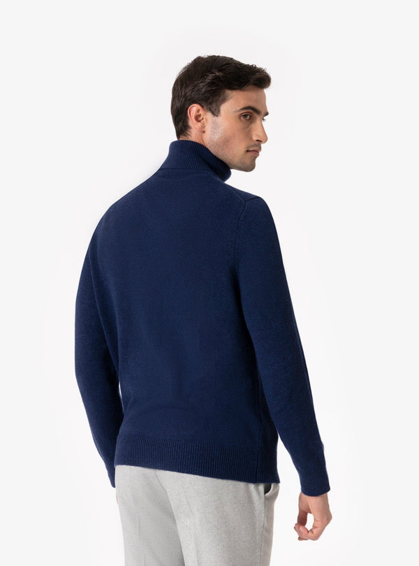 Altavilla – Maglia Uomo a Collo Alto in Misto Lana - Fusaro Antonio dal 1893 - Fusaro Antonio