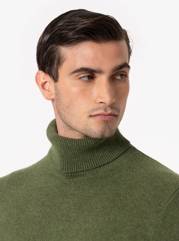 Altavilla – Maglia Uomo a Collo Alto in Misto Lana - Fusaro Antonio dal 1893 - Fusaro Antonio