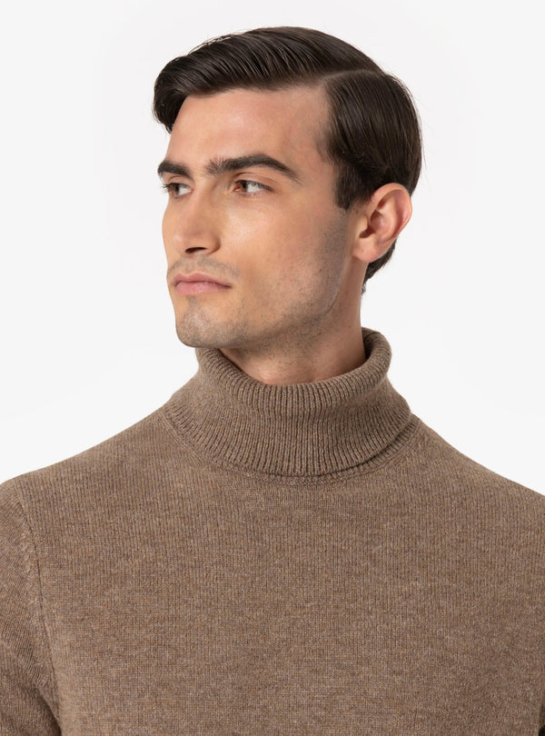 Altavilla – Maglia Uomo a Collo Alto in Misto Lana - Fusaro Antonio dal 1893 - Fusaro Antonio