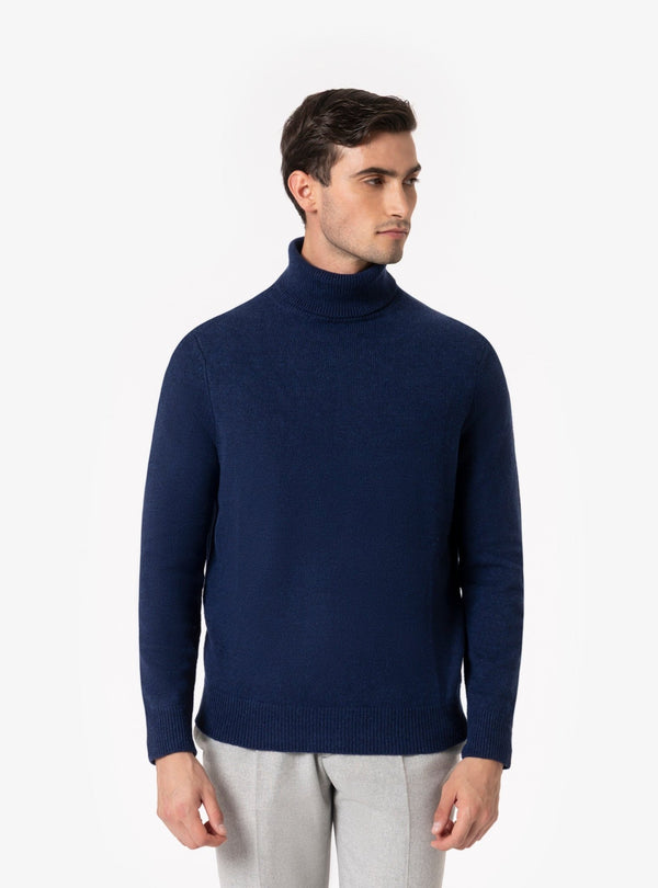 Altavilla – Maglia Uomo a Collo Alto in Misto Lana - Fusaro Antonio dal 1893 - Fusaro Antonio