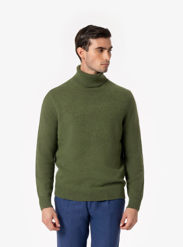 Altavilla – Maglia Uomo a Collo Alto in Misto Lana - Fusaro Antonio dal 1893 - Fusaro Antonio