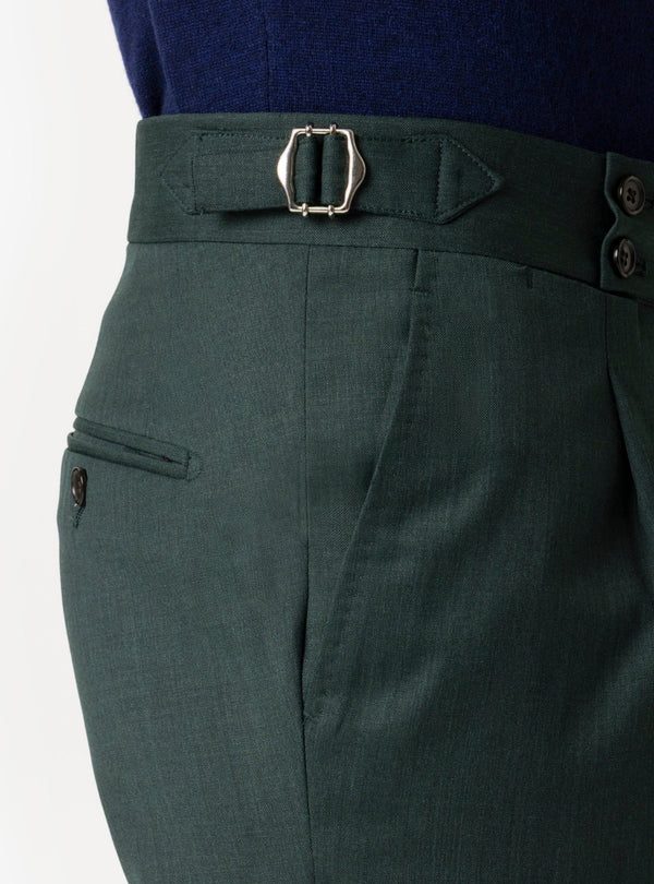 Brenta – Pantalone Uomo con Fibbia in Lana Tasmania - Fusaro Antonio dal 1893 - Fusaro Antonio