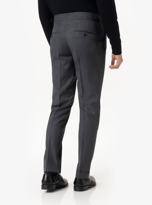 Brenta – Pantalone Uomo con Fibbia in Lana Tasmania - Fusaro Antonio dal 1893 - Fusaro Antonio