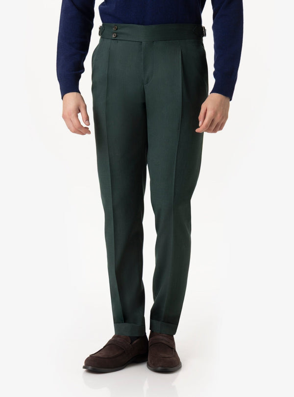 Brenta – Pantalone Uomo con Fibbia in Lana Tasmania - Fusaro Antonio dal 1893 - Fusaro Antonio