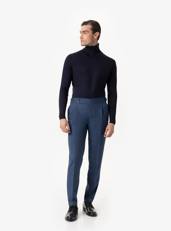 Brenta – Pantalone Uomo con Fibbia in Lana Tasmania - Fusaro Antonio dal 1893 - Fusaro Antonio