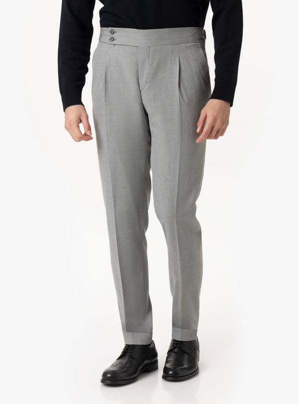 Brenta – Pantalone Uomo con Fibbia in Lana Tasmania - Fusaro Antonio dal 1893 - Fusaro Antonio