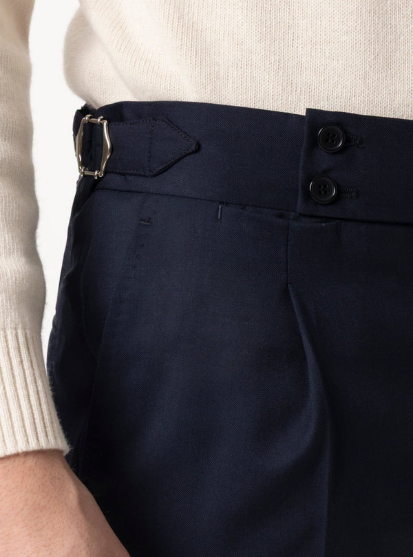 Brenta – Pantalone Uomo con Fibbia in Lana Tasmania - Fusaro Antonio dal 1893 - Fusaro Antonio