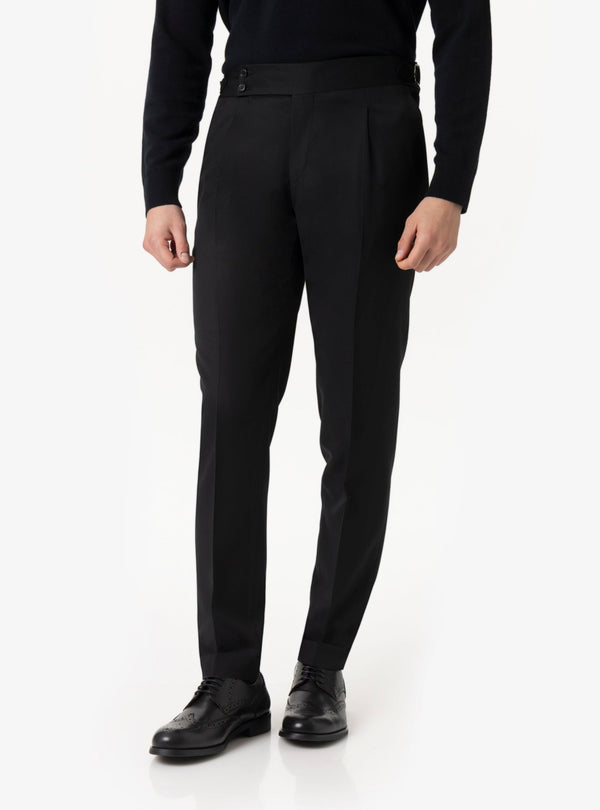 Brenta – Pantalone Uomo con Fibbia in Lana Tasmania - Fusaro Antonio dal 1893 - Fusaro Antonio