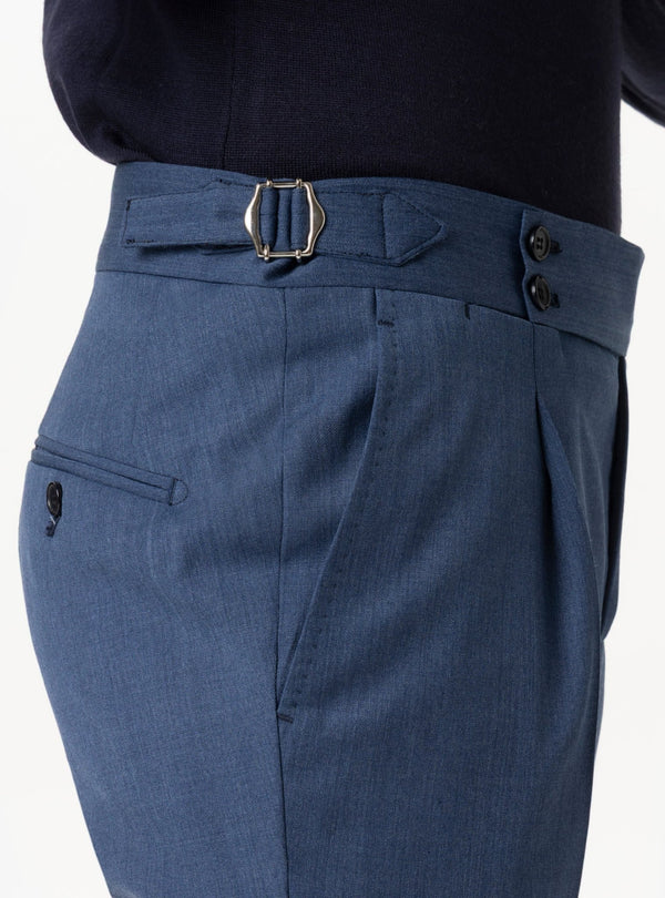 Brenta – Pantalone Uomo con Fibbia in Lana Tasmania - Fusaro Antonio dal 1893 - Fusaro Antonio