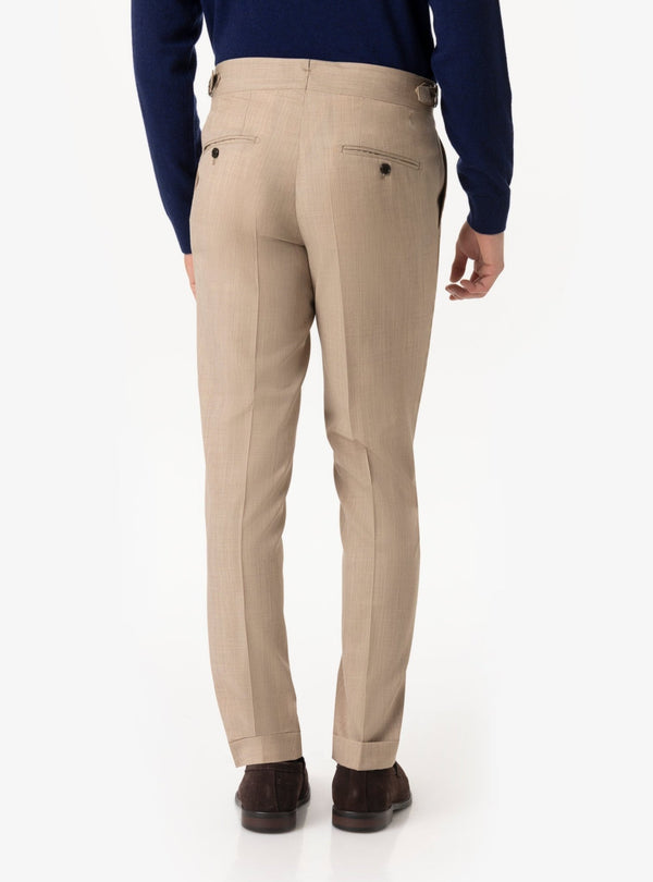 Brenta – Pantalone Uomo con Fibbia in Lana Tasmania - Fusaro Antonio dal 1893 - Fusaro Antonio