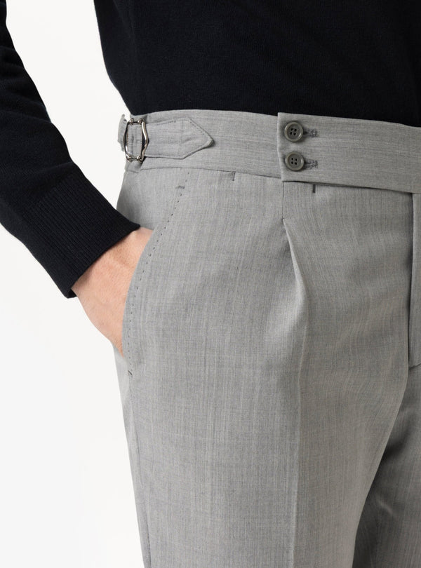 Brenta – Pantalone Uomo con Fibbia in Lana Tasmania - Fusaro Antonio dal 1893 - Fusaro Antonio