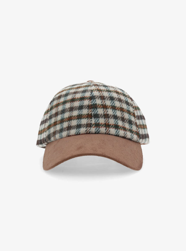 Brunico – Berretto Uomo a Quadretti Marroni in Stile Classico Invernale - Fusaro Antonio dal 1893 - Fusaro Antonio