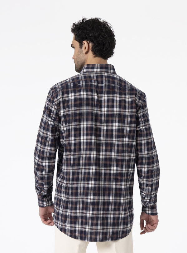 Camicia collo francese in Flanella - Lindhurst - Fusaro Antonio dal 1893 - Fusaro Antonio