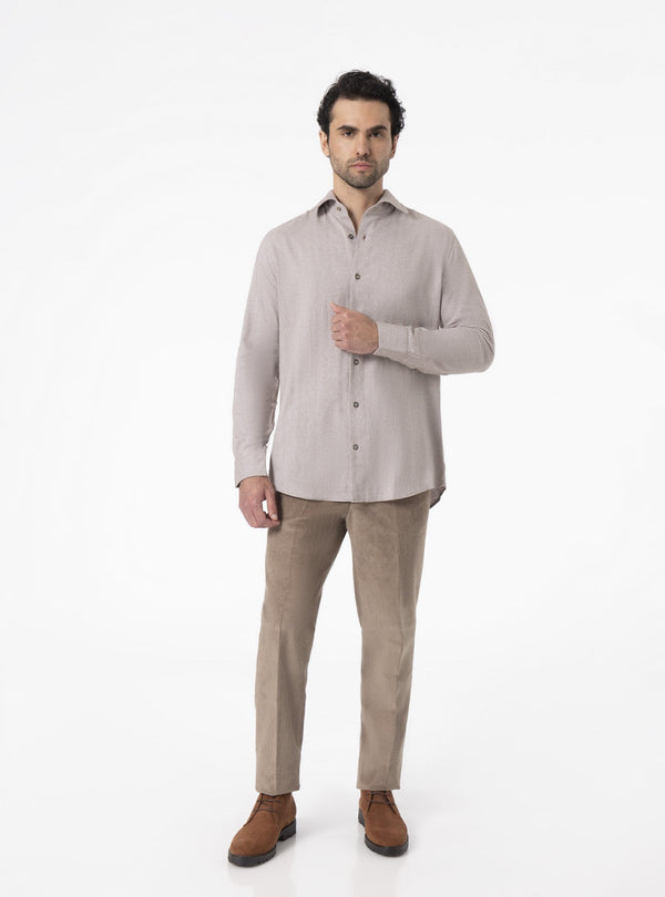 Camicia collo francese in Flanella - Lindhurst - Fusaro Antonio dal 1893 - Fusaro Antonio