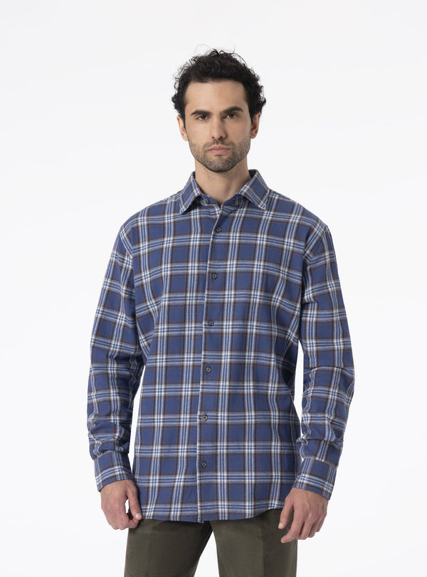 Camicia collo francese in Flanella - Lindhurst - Fusaro Antonio dal 1893 - Fusaro Antonio