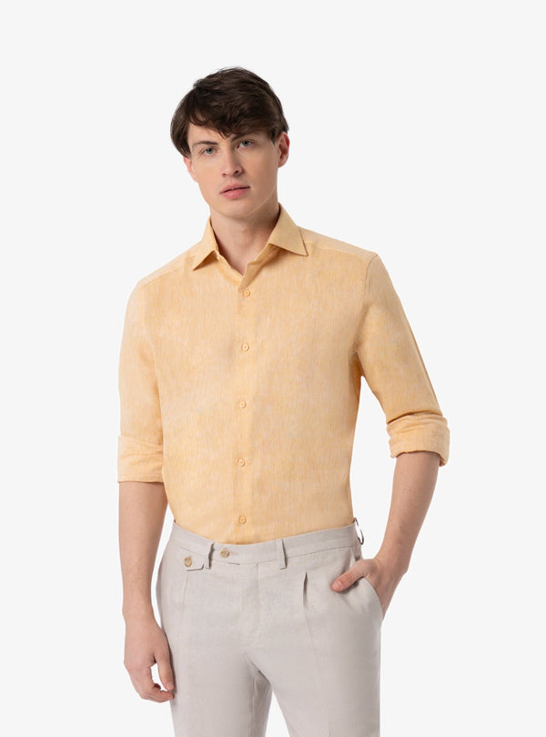 Camicia collo francese in lino cotone - Fusaro Antonio dal 1893 - Fusaro Antonio