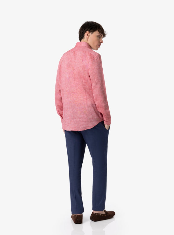 Camicia collo francese in lino cotone - Fusaro Antonio dal 1893 - Fusaro Antonio