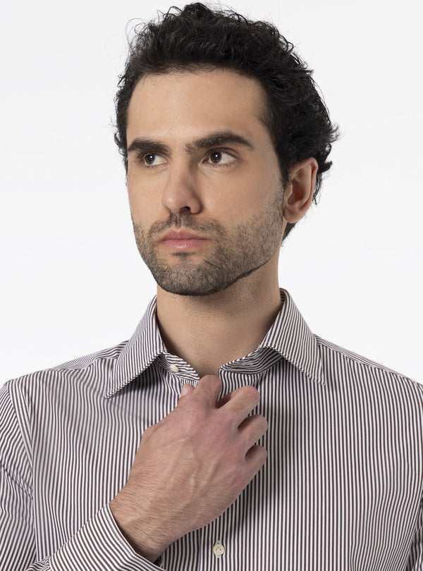 Camicia manica lunga in Cotone - Old Money - Fusaro Antonio dal 1893 - Fusaro Antonio