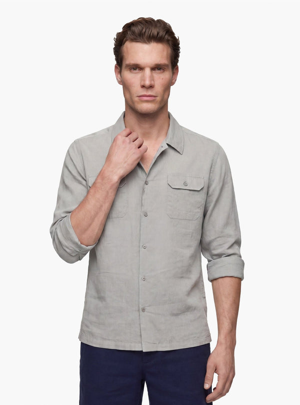 Camicia Uomo Bowling in Lino e Cotone - Fusaro Antonio dal 1893 - Fusaro Antonio