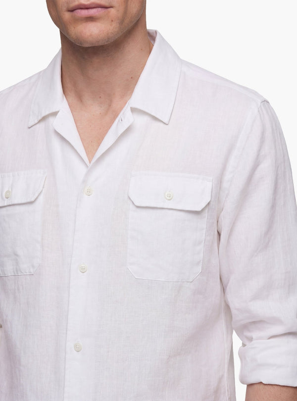 Camicia Uomo Bowling in Lino e Cotone - Fusaro Antonio dal 1893 - Fusaro Antonio