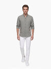 Camicia Uomo Coreana in Lino e Cotone - Fusaro Antonio dal 1893 - Fusaro Antonio
