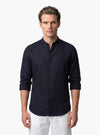 Camicia Uomo Coreana in Lino e Cotone - Fusaro Antonio dal 1893 - Fusaro Antonio