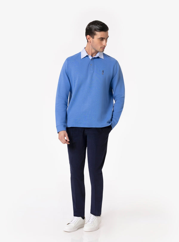 Caposele – Polo Uomo Manica Lunga in Cotone Interlock - Fusaro Antonio dal 1893 - Fusaro Antonio