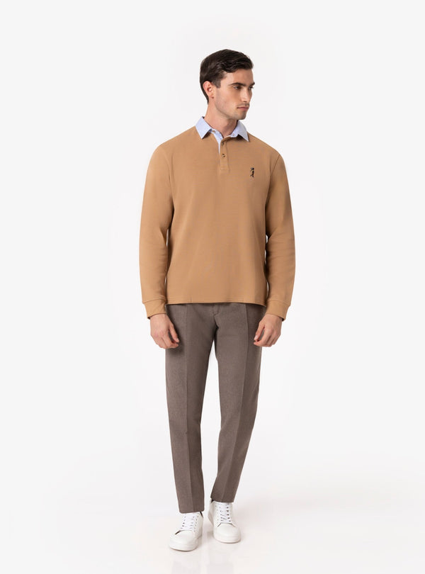 Caposele – Polo Uomo Manica Lunga in Cotone Interlock - Fusaro Antonio dal 1893 - Fusaro Antonio