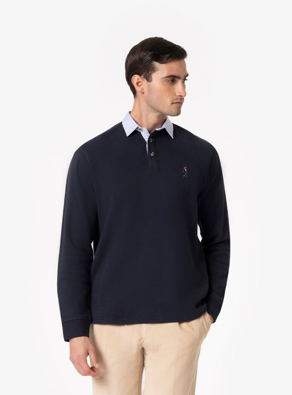 Caposele – Polo Uomo Manica Lunga in Cotone Interlock - Fusaro Antonio dal 1893 - Fusaro Antonio