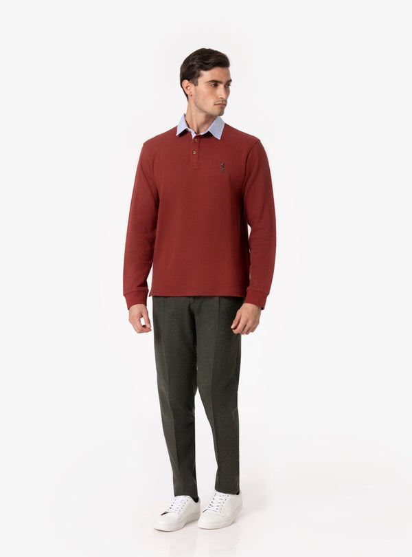 Caposele – Polo Uomo Manica Lunga in Cotone Interlock - Fusaro Antonio dal 1893 - Fusaro Antonio