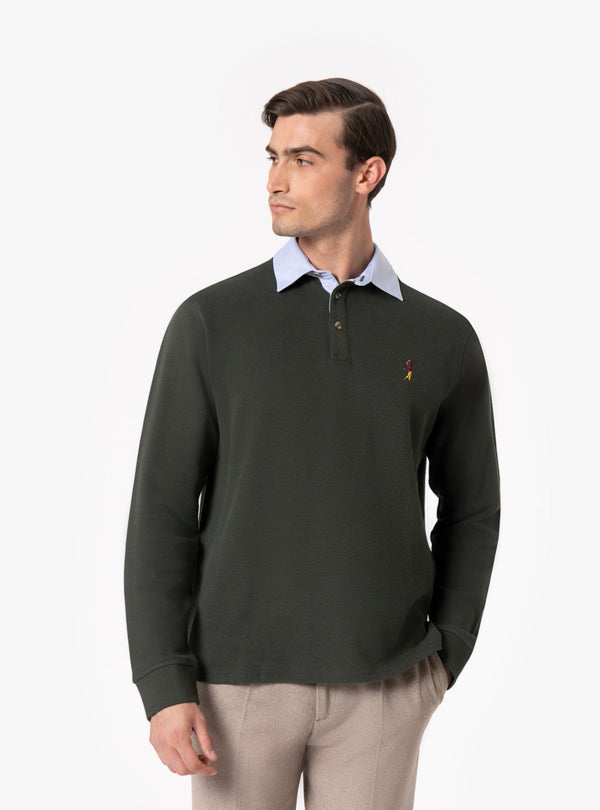 Caposele – Polo Uomo Manica Lunga in Cotone Interlock - Fusaro Antonio dal 1893 - Fusaro Antonio