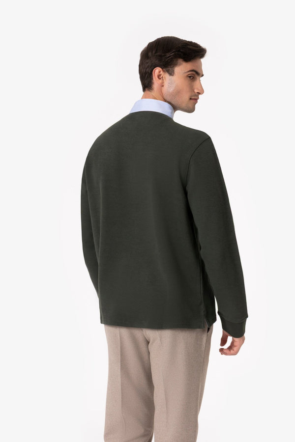 Caposele – Polo Uomo Manica Lunga in Cotone Interlock - Fusaro Antonio dal 1893 - Fusaro Antonio