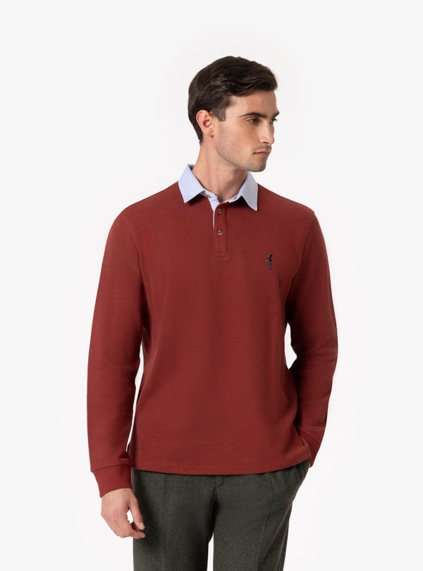 Caposele – Polo Uomo Manica Lunga in Cotone Interlock - Fusaro Antonio dal 1893 - Fusaro Antonio