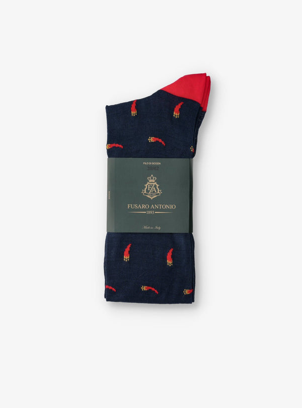 Capri – Calza Fantasia Uomo in Filo di Scozia - Fusaro Antonio dal 1893 - Fusaro Antonio