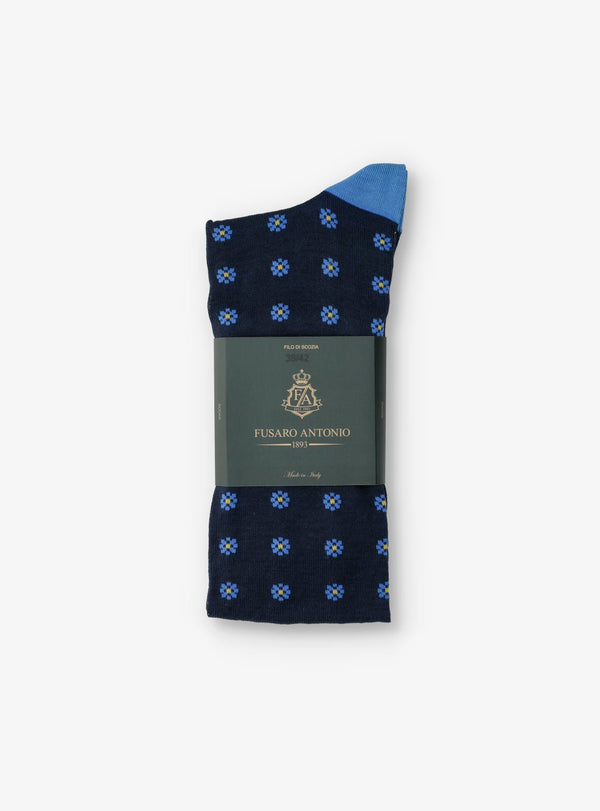 Capri – Calza Fantasia Uomo in Filo di Scozia - Fusaro Antonio dal 1893 - Fusaro Antonio