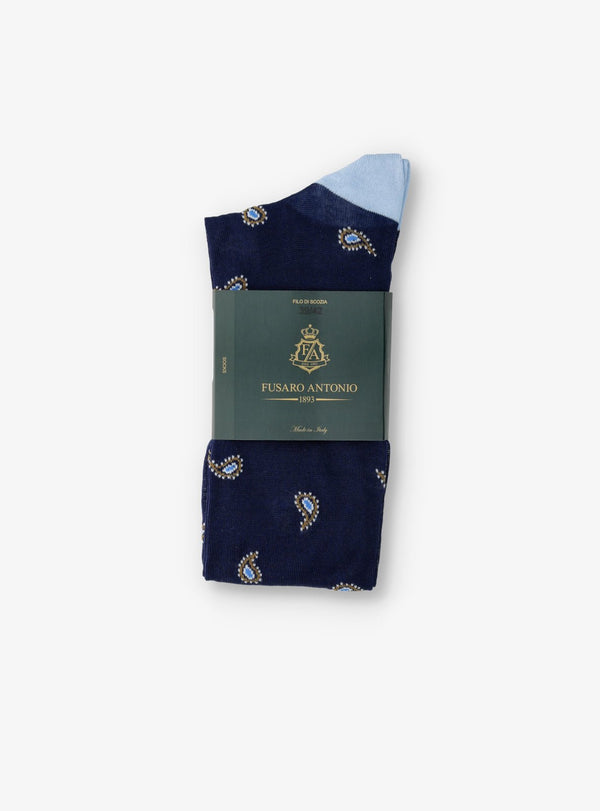 Capri – Calza Fantasia Uomo in Filo di Scozia - Fusaro Antonio dal 1893 - Fusaro Antonio