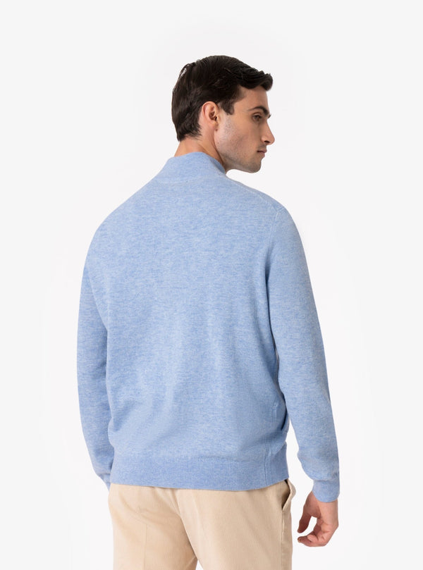 Capriolo – Maglia Uomo Zip Intera in Lana e Cashmere - Fusaro Antonio dal 1893 - Fusaro Antonio