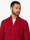 Cardigan a costine con zip in misto lana - Maddox - Fusaro Antonio dal 1893 - Fusaro Antonio