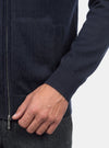 Cardigan Uomo Zip Intera in Lana Merinos - Fusaro Antonio dal 1893 - Fusaro Antonio