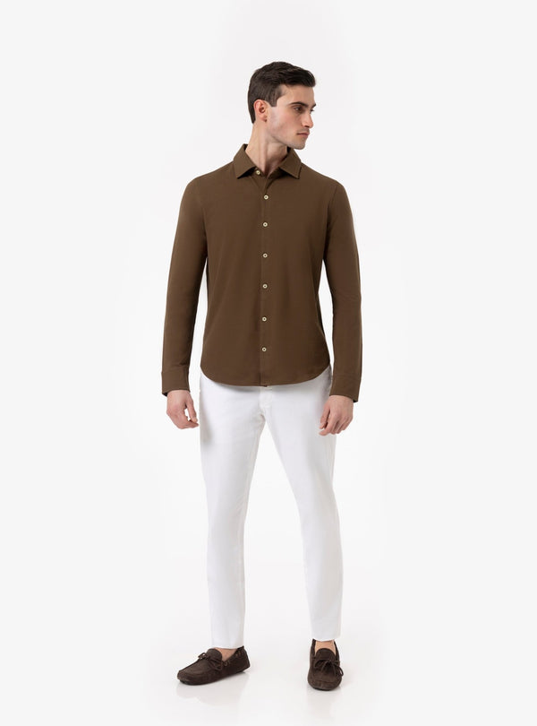 Cedar – Polo Camicia a Manica Lunga - Fusaro Antonio dal 1893 - Fusaro Antonio