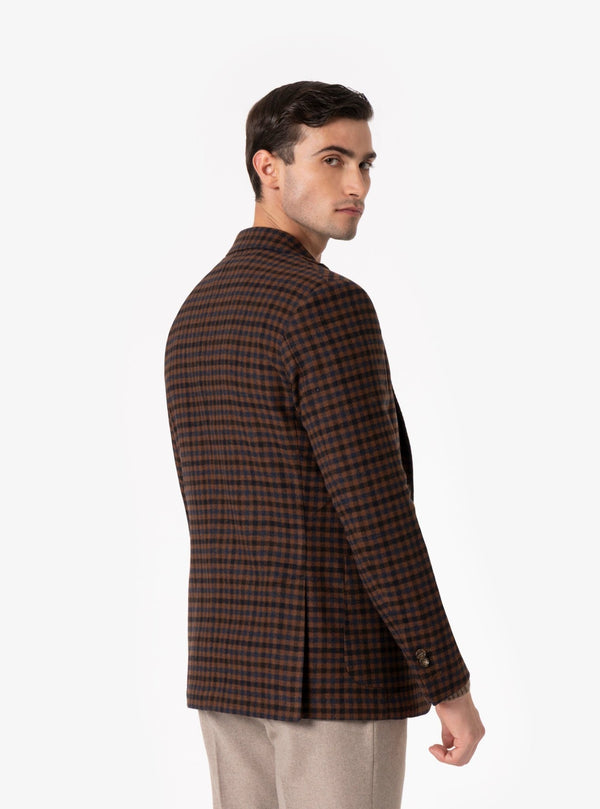 Cortina – Giacca Uomo in Lana a Quadretti - Fusaro Antonio dal 1893 - Fusaro Antonio