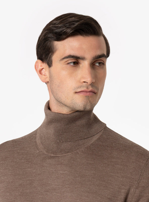 Dolomia – Maglia Uomo Collo Alto in Lana Merino - Fusaro Antonio dal 1893 - Fusaro Antonio