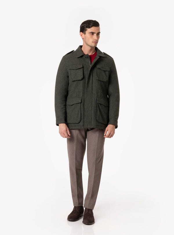 Etna – Sahariana Uomo in Lana Misto - Fusaro Antonio dal 1893 - Fusaro Antonio