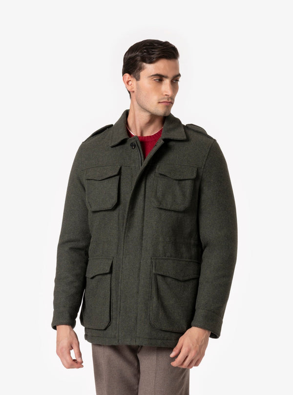 Etna – Sahariana Uomo in Lana Misto - Fusaro Antonio dal 1893 - Fusaro Antonio